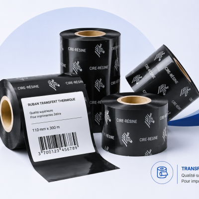 Ruban transfert thermique cire